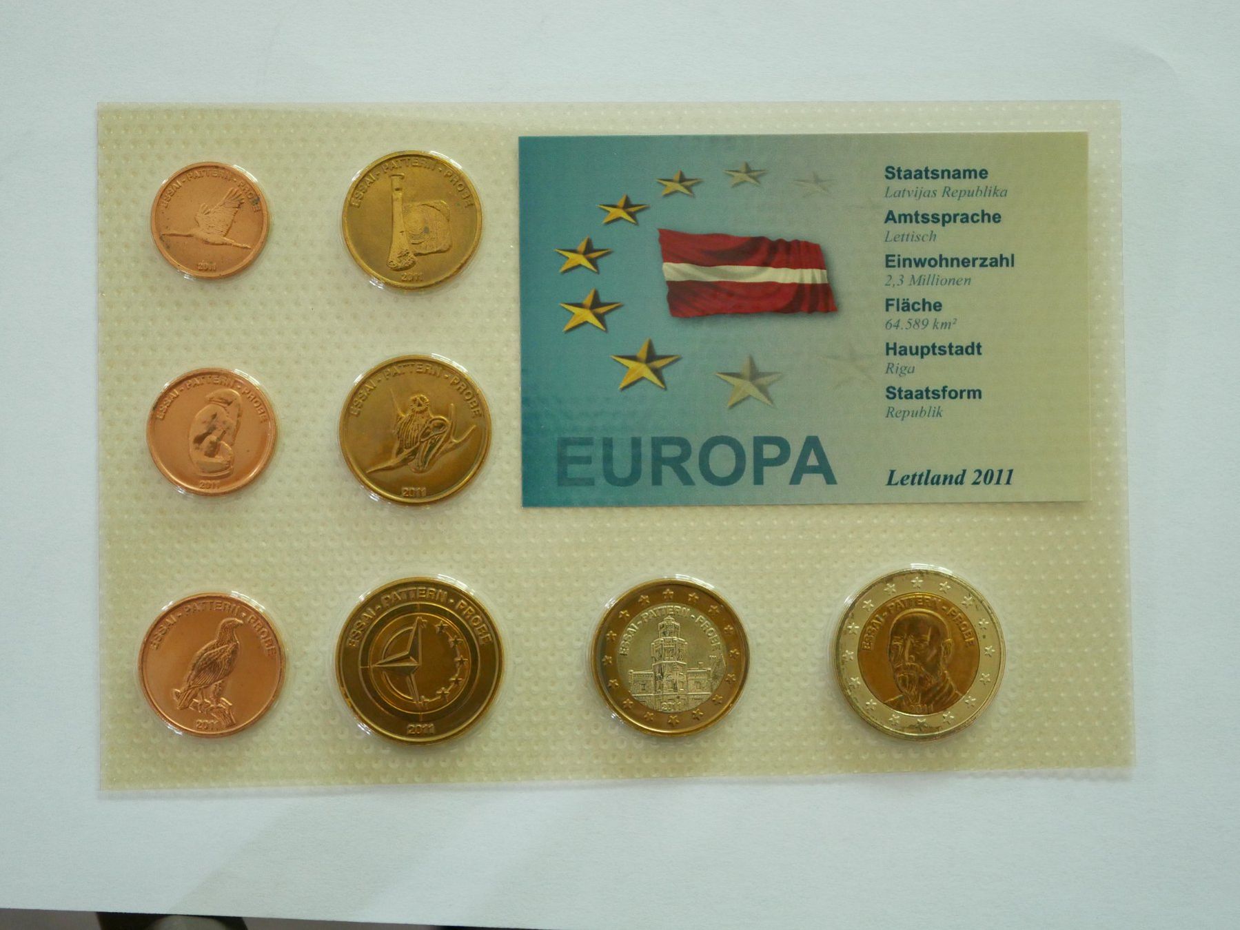 Alle Münzen: Euro Probe Lettland 2011 ***TOP*** – Neu (gemäss Beschreibung) aus Kreuzlingen von Samson01