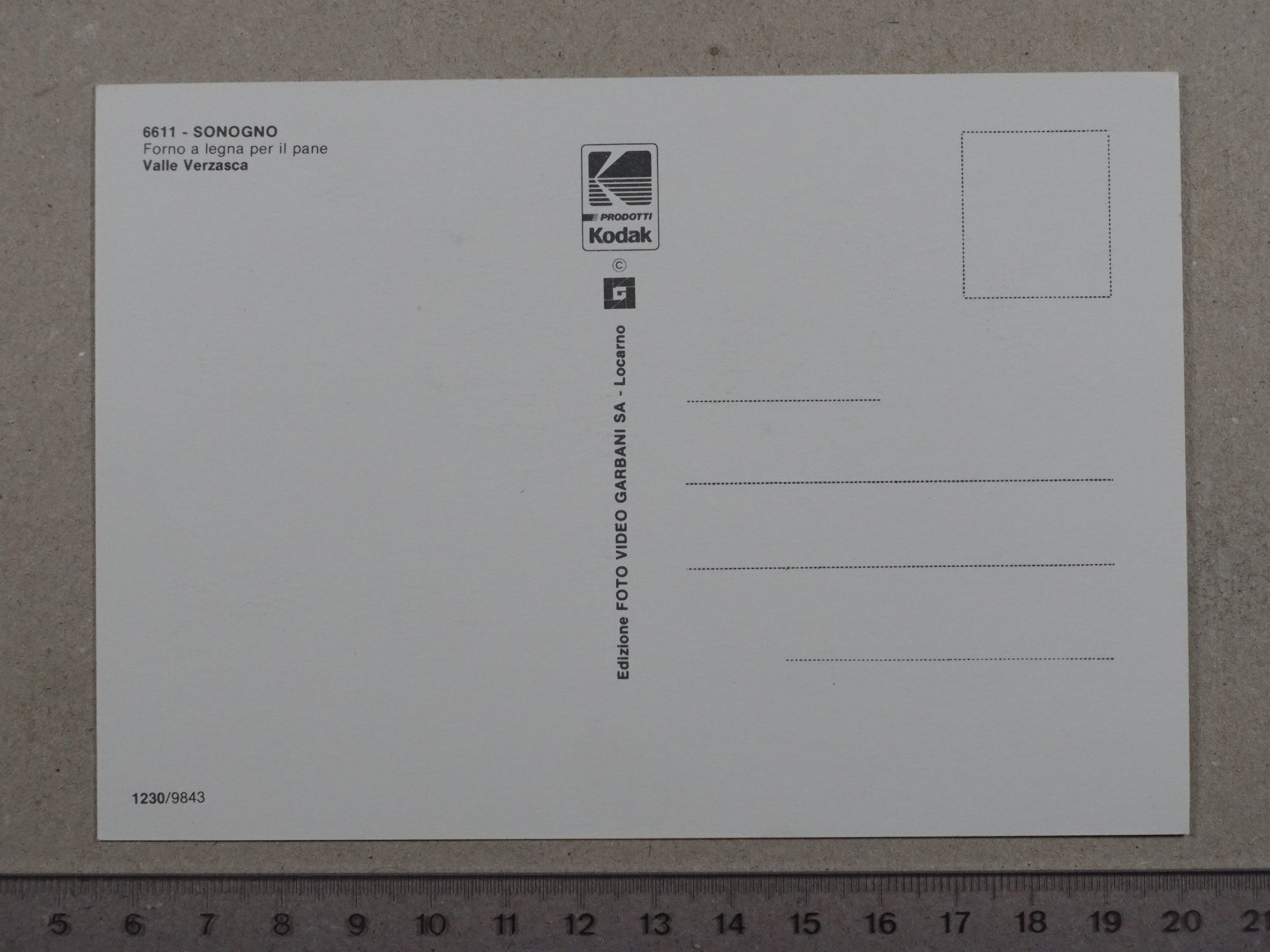 Cartoline postali: Sonogno – Usato da Lenzburg venduto da fh1 1