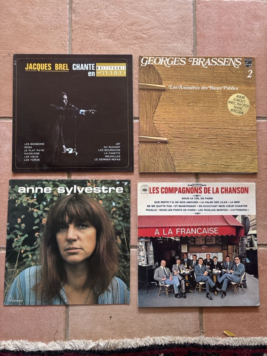 Schallplatten: Lot de 4 vinyles - 33 tours – Gebraucht aus Prangins von oli_6gk6