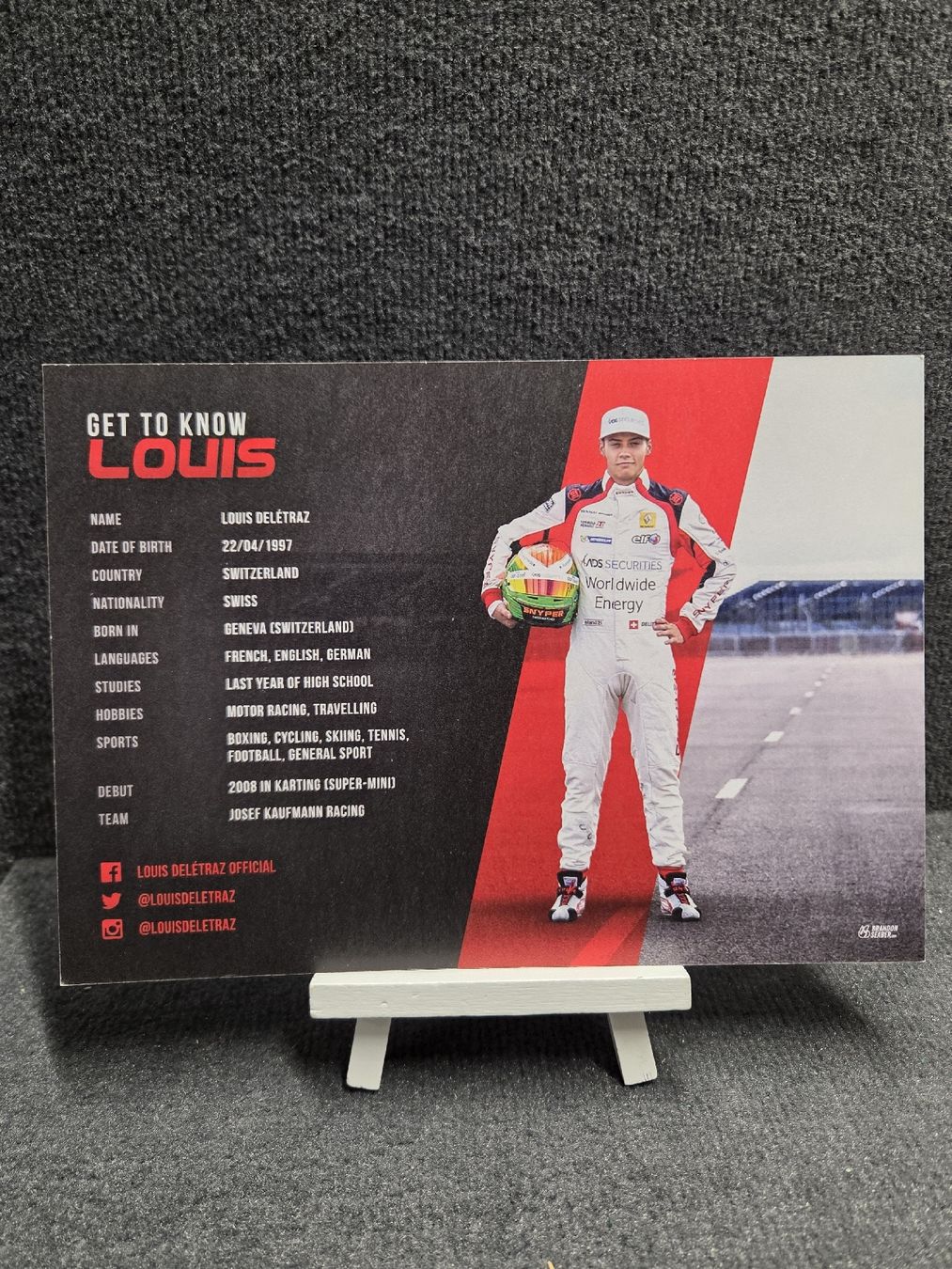Autografi: Original Signiert vom Louis Delètraz – Usato da Wetzikon ZH venduto da AmacherM 1