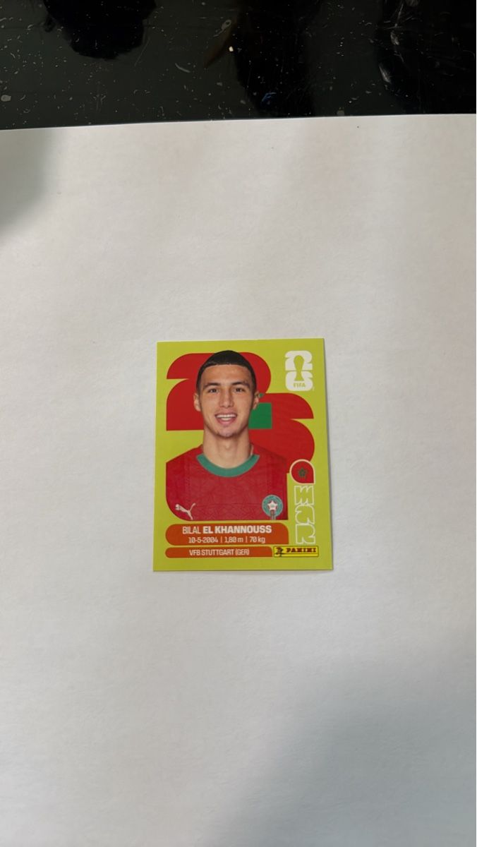 Panini Carte collezionabili: Bilal El Khannouss MAR 14 – Nuovo (secondo la descrizione) da Zürich venduto da Maeckes