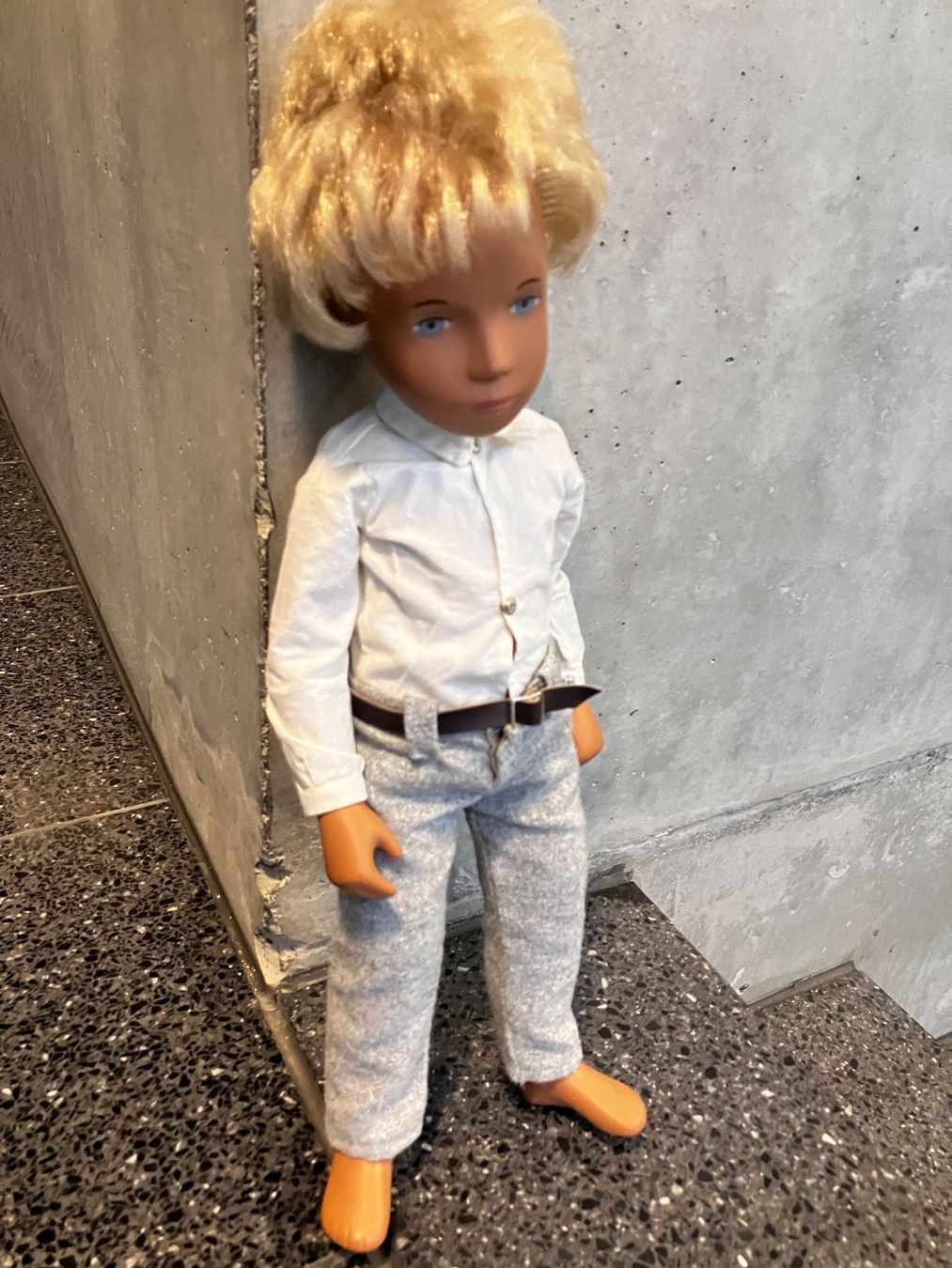 Sasha Morgenthaler Puppen: Sascha Puppe, Junge mit blondem Haar, super Zustand – Gebraucht aus Zürich von Idbiw 3