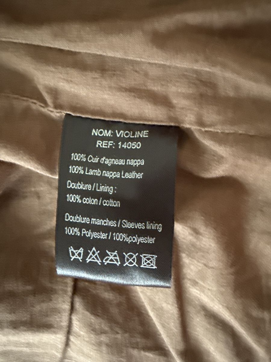 Jacken: Süd Express Leather Jacket - Women's Size M - Beige – Gebraucht aus Zollikerberg von MK-13 5