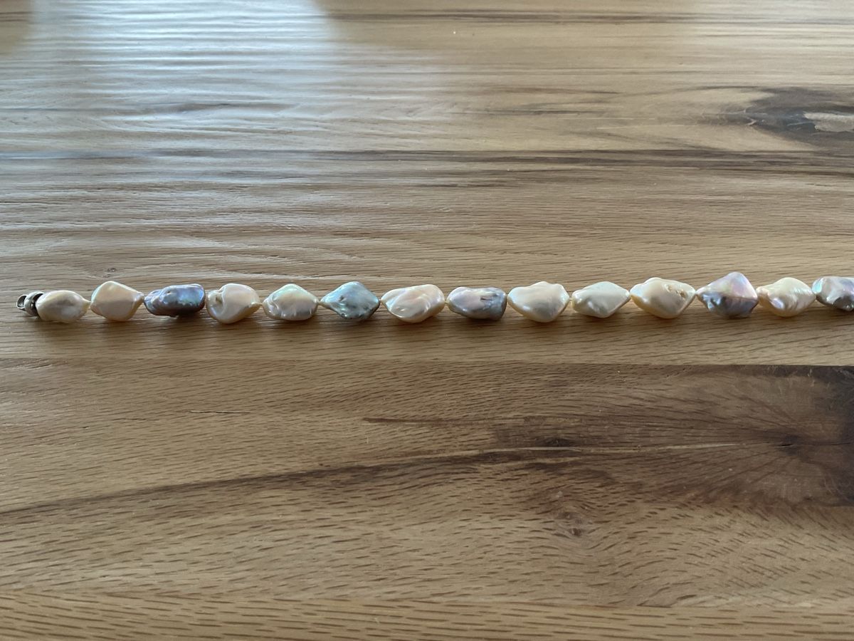 Catenine: Elegante Suesswasserperlen Kette – Nuovo (secondo la descrizione) da Buchs ZH venduto da Automatic007 2
