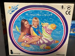 Aufblasbares INTEX Vintage Schwimmtier aus PVC /