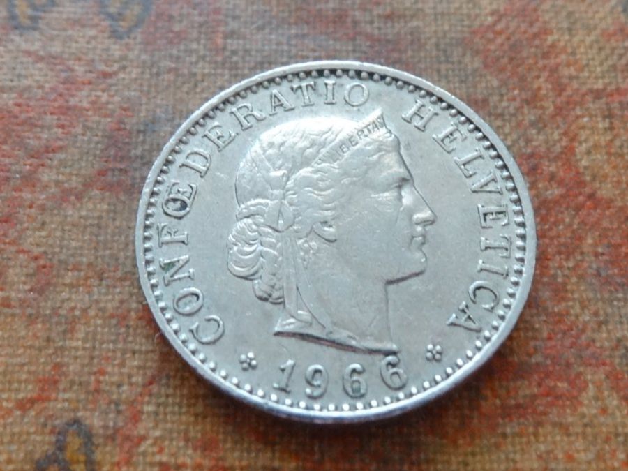 Tutti le monete: 20 Rp. 1966  (B) – Usato da Romanel-sur-Lausanne venduto da Swift13
