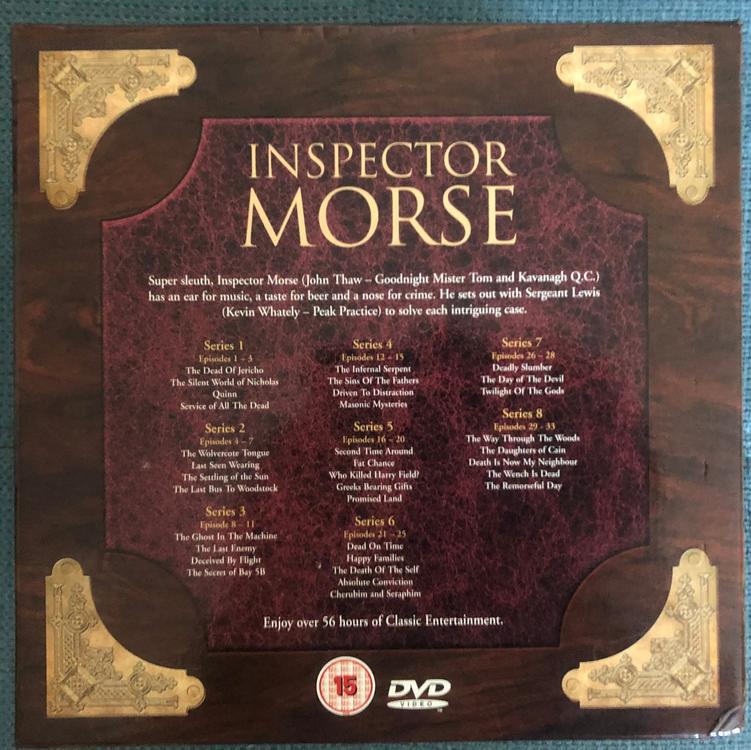 Inspector Morse (Complete Serie 8Staffeln) UK Import English