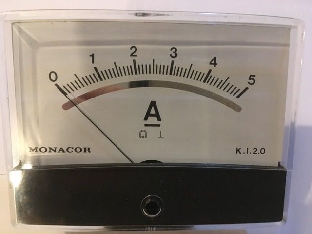 Misurare: Drehspulinstrument 0-5A DC – Nuovo e nell'imballaggio originale da Brugg AG venduto da Pedro4