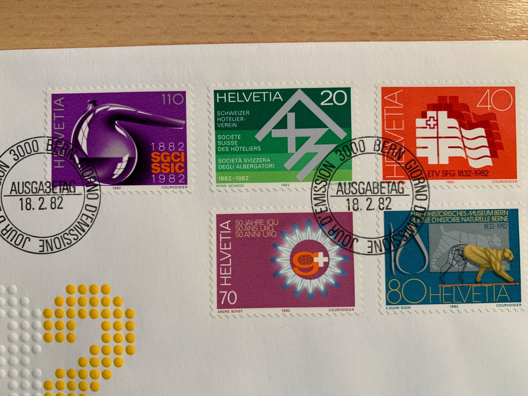 Tutti i francobolli: Sondermarken FDC 18.2.1982 – Usato da Ibach venduto da lisch3 2