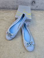 MIA&JO Damen Ballerina Hellblau Leder neu mit OVP Gr. 42