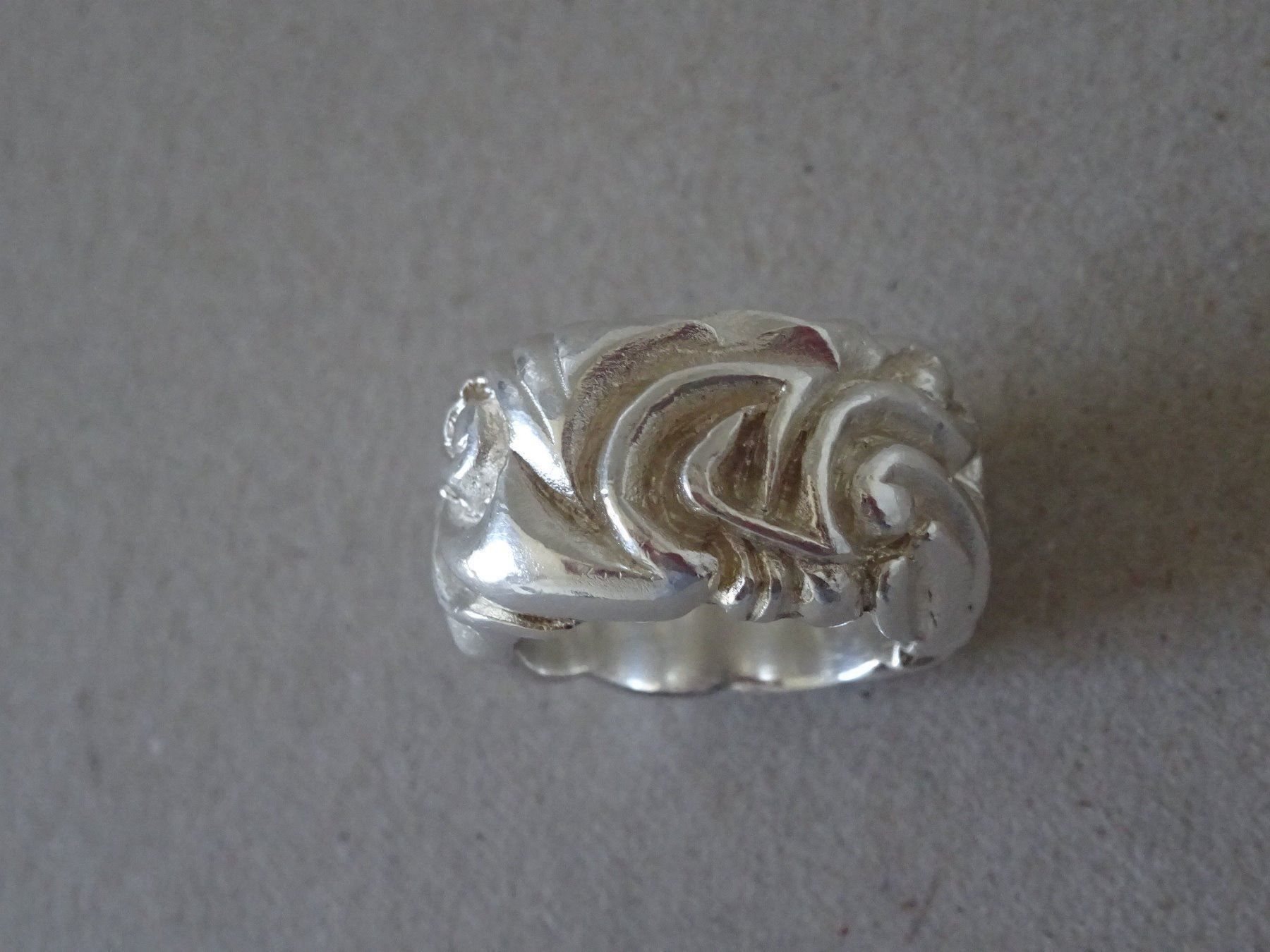 Anelli: Designer Ring / 925 Silber Gr.55 – Usato da Esslingen venduto da eintagammeer 3