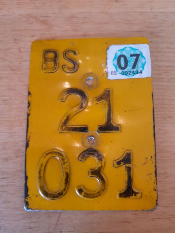 mofa-nummernschild-bs-21031-kaufen-auf-ricardo