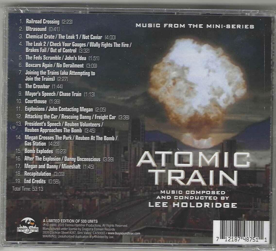 CD: Lee Holdridge - Atomic Train - Limited - Neue – Nuovo e nell'imballaggio originale da Genève venduto da CDLPBookS 1
