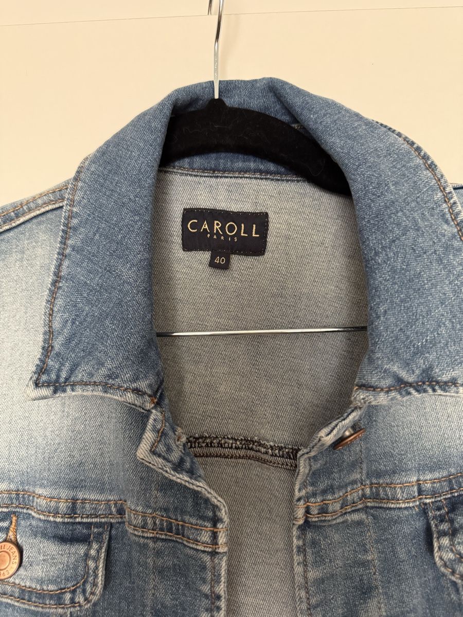 Caroll Giacche: Caroll Denim Jacket - Stylish and Versatile, Size 40 – Usato da Prangins venduto da ale_f88f 1