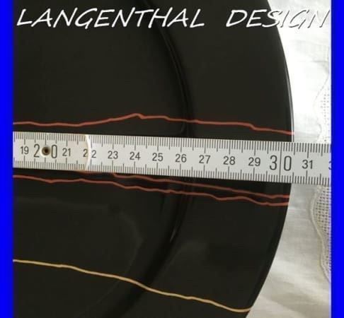 Plateaux: LANGENTHAL: PLATTE  ODER  PLATZTELLER  30 CM DURCHMESSER – D'occasion à Subingen par ArtBead 9