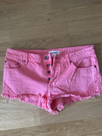 Roxy Jeans Shorts, Pink, Gr. 29, Spitze, Sommer-Look!