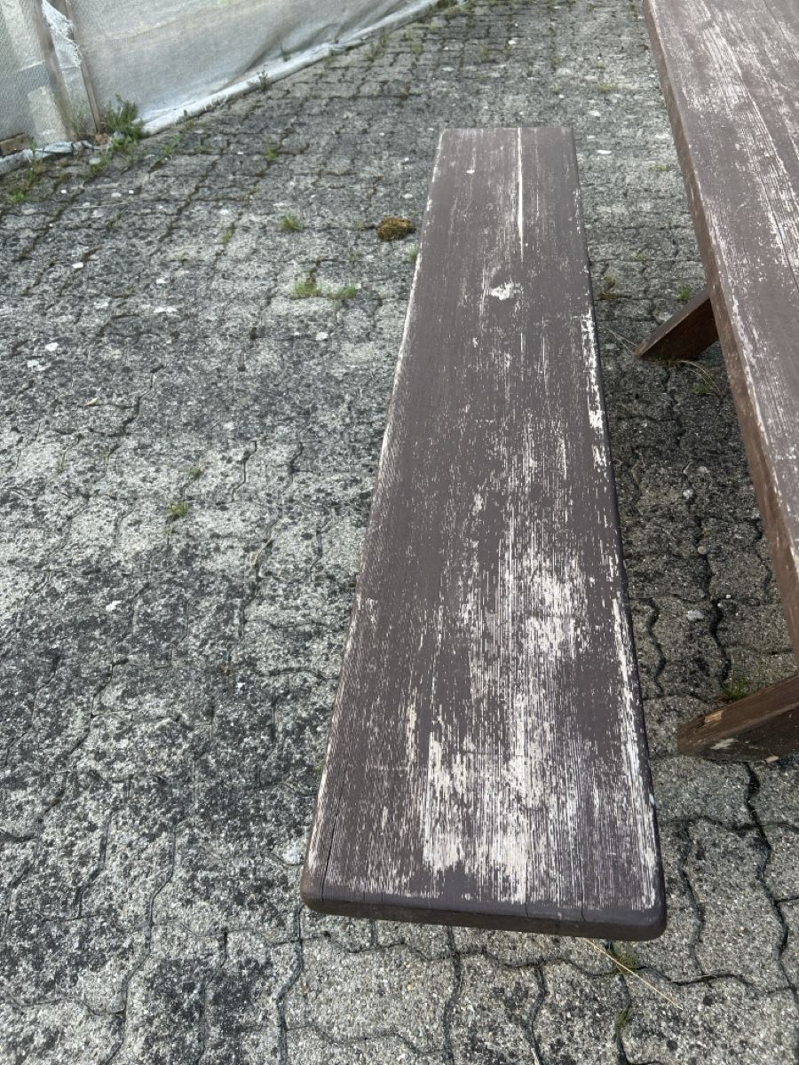 Set di tavolo e panche: Gartentisch mit Bänken Holz gebraucht – Usato da Tuttwil venduto da heidipeter1974 2