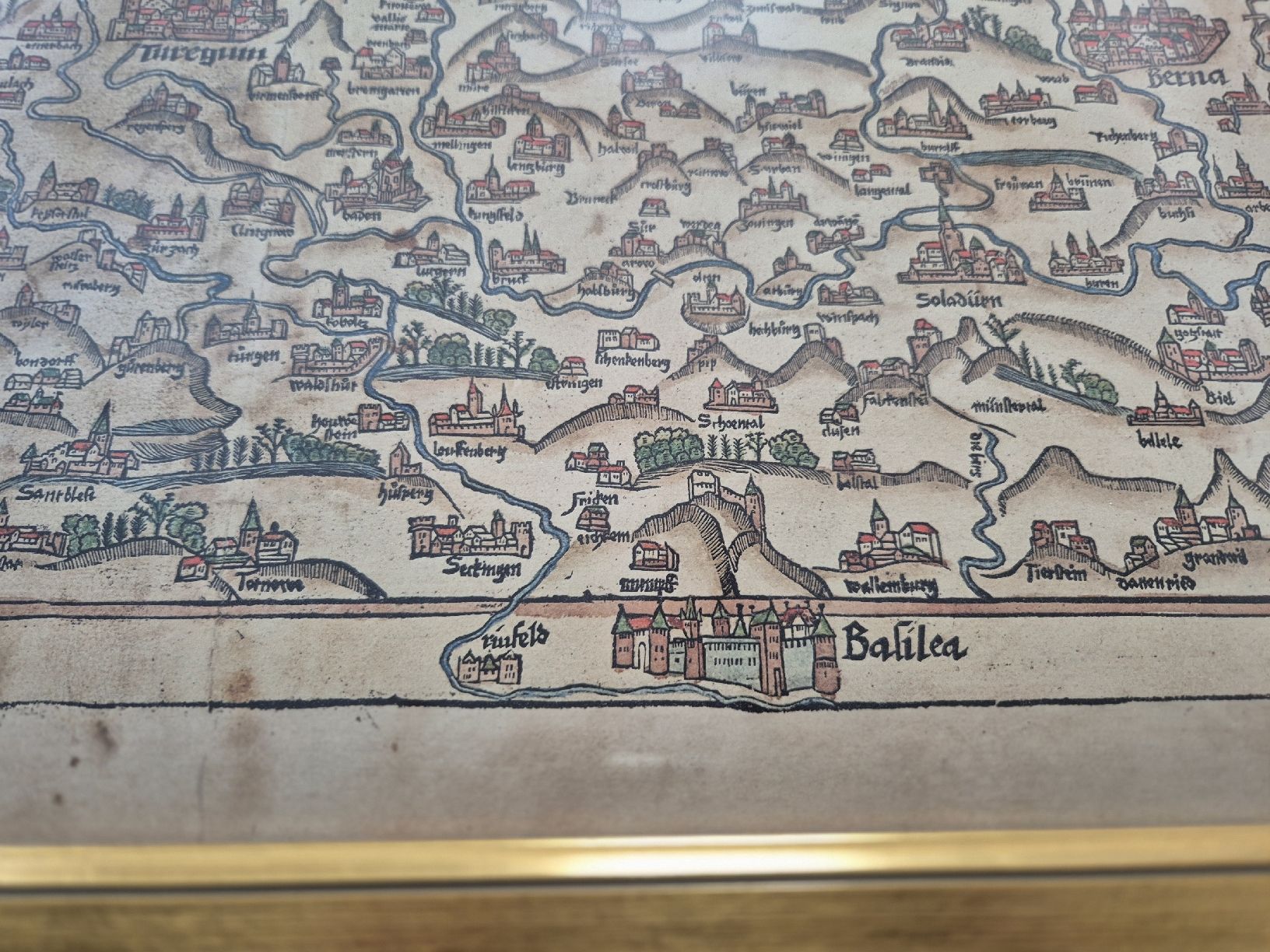 Landkarten & Atlanten: TABVLA NOVA HERMI Schweizer Karte 52×67 – Gebraucht aus Vilters von Fleiflomi 1