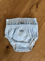 Zwei süsse Baby Shorts, Gr. 92/98 hellblau mit Sternchen