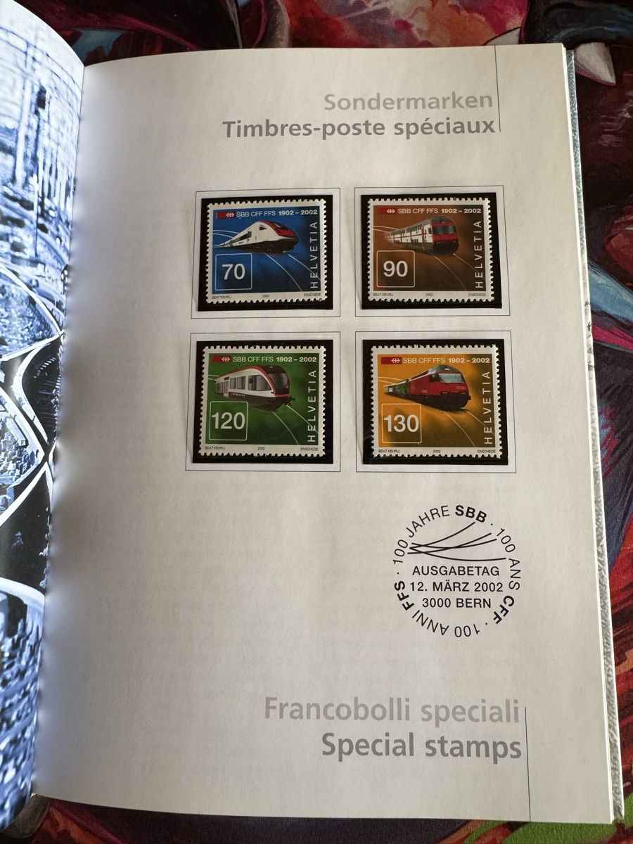Alben: Schweizer Briefmarken Jahrbuch 2002 komplett postfrisch – Gebraucht aus Leutwil von Jaxon_withXx 2