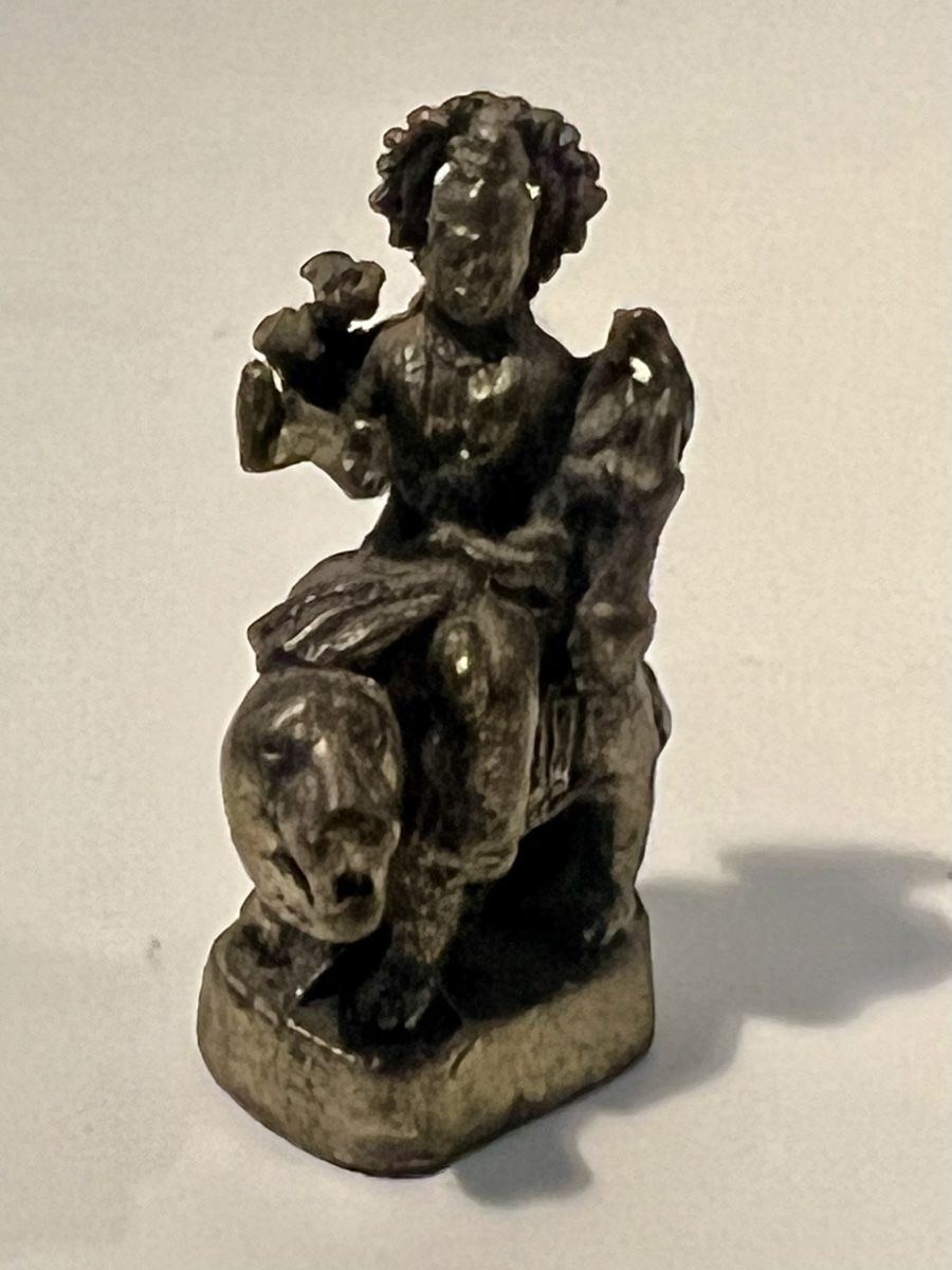 Statuette: Statuette Durga Miniature Bronze Inde Protection – Nuovo (secondo la descrizione) da Genève venduto da DELIRBEADS 4