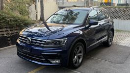 VW Tiguan R-Line SUV blau dunkelblauer Lack gepflegt