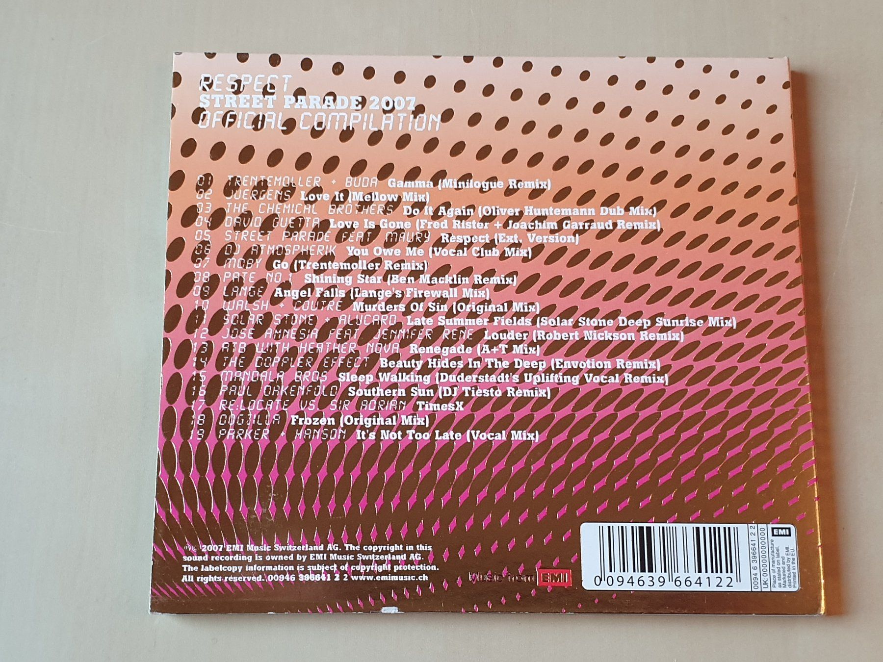 CD: Street Parade 2007 – Usato da Stansstad venduto da collectorsshop 1