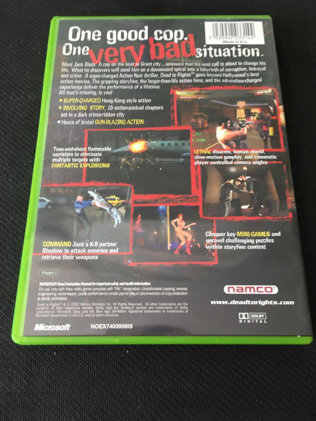 Microsoft Giochi: Dead to Rights - Xbox – Usato da St.Gallen venduto da Punktchen01 1
