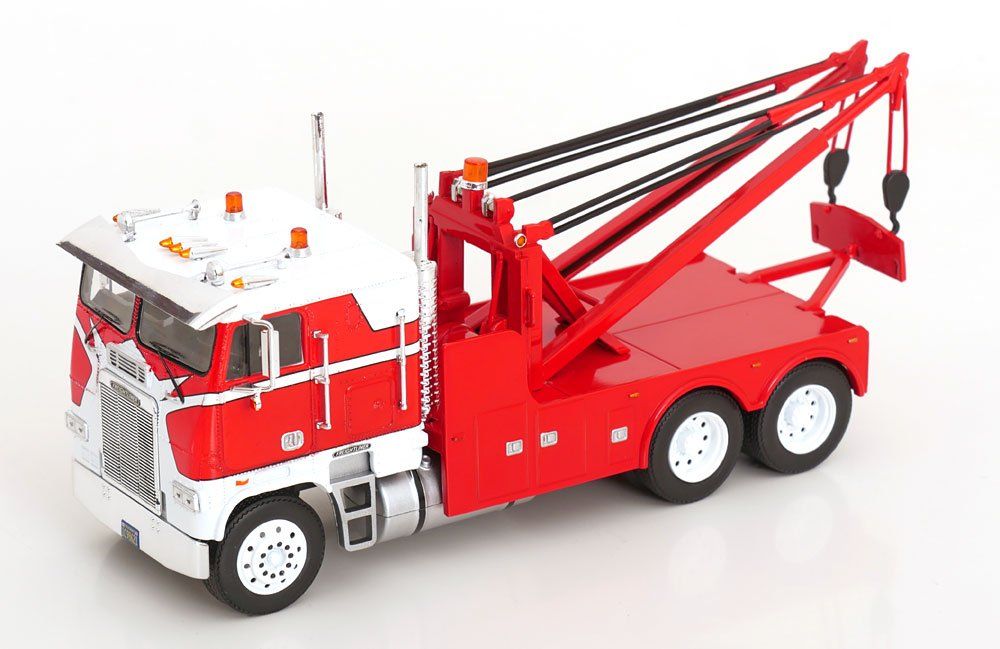 Freightliner Modellautos: Freightliner FLA LKW Abschlepper 1987 rot / weiss       1:43 – Neu und originalverpackt aus Gerlafingen von espero88 8