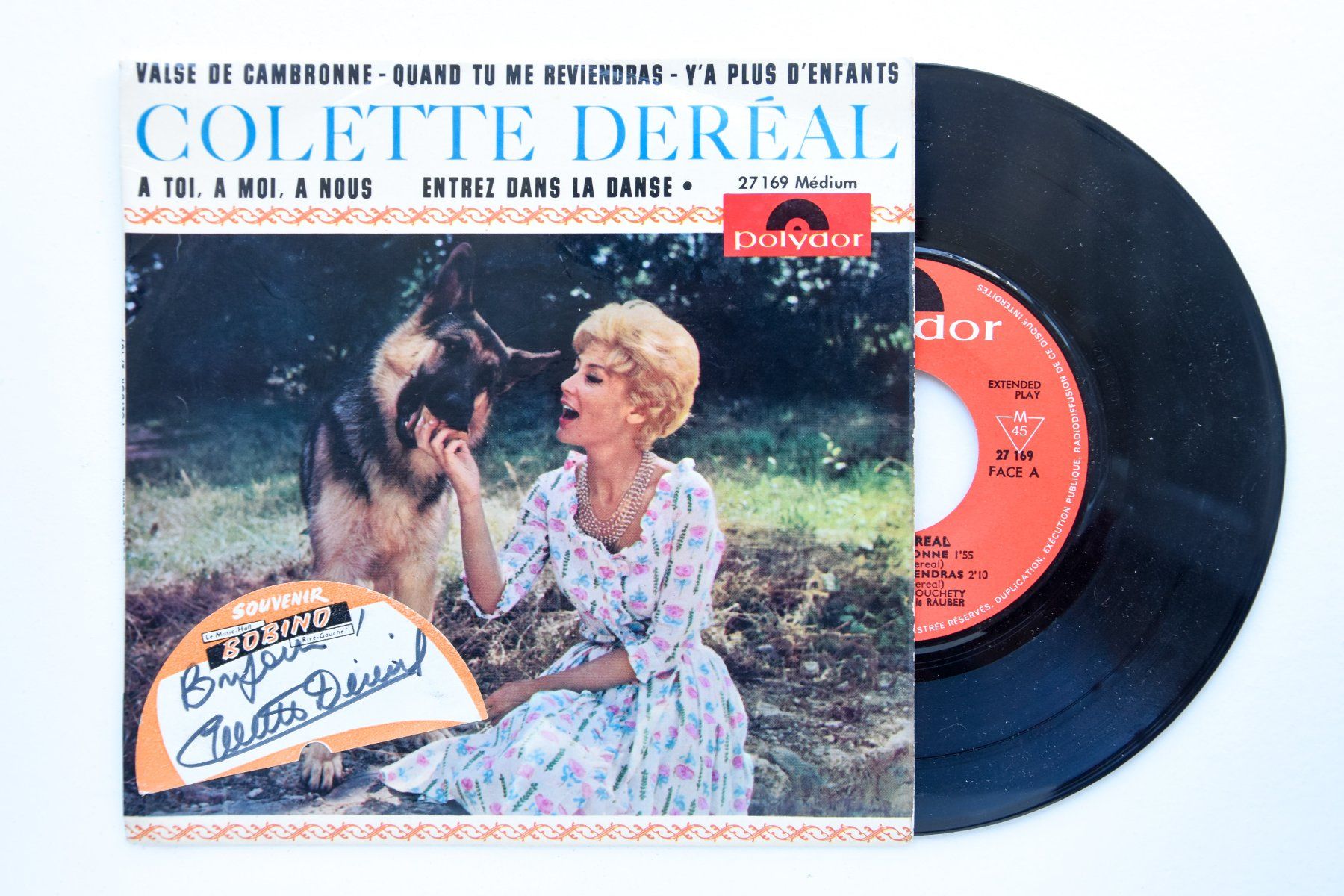 Autografi: Colette Deréal - Disque signé – Usato da Belmont-sur-Yverdon venduto da ag97