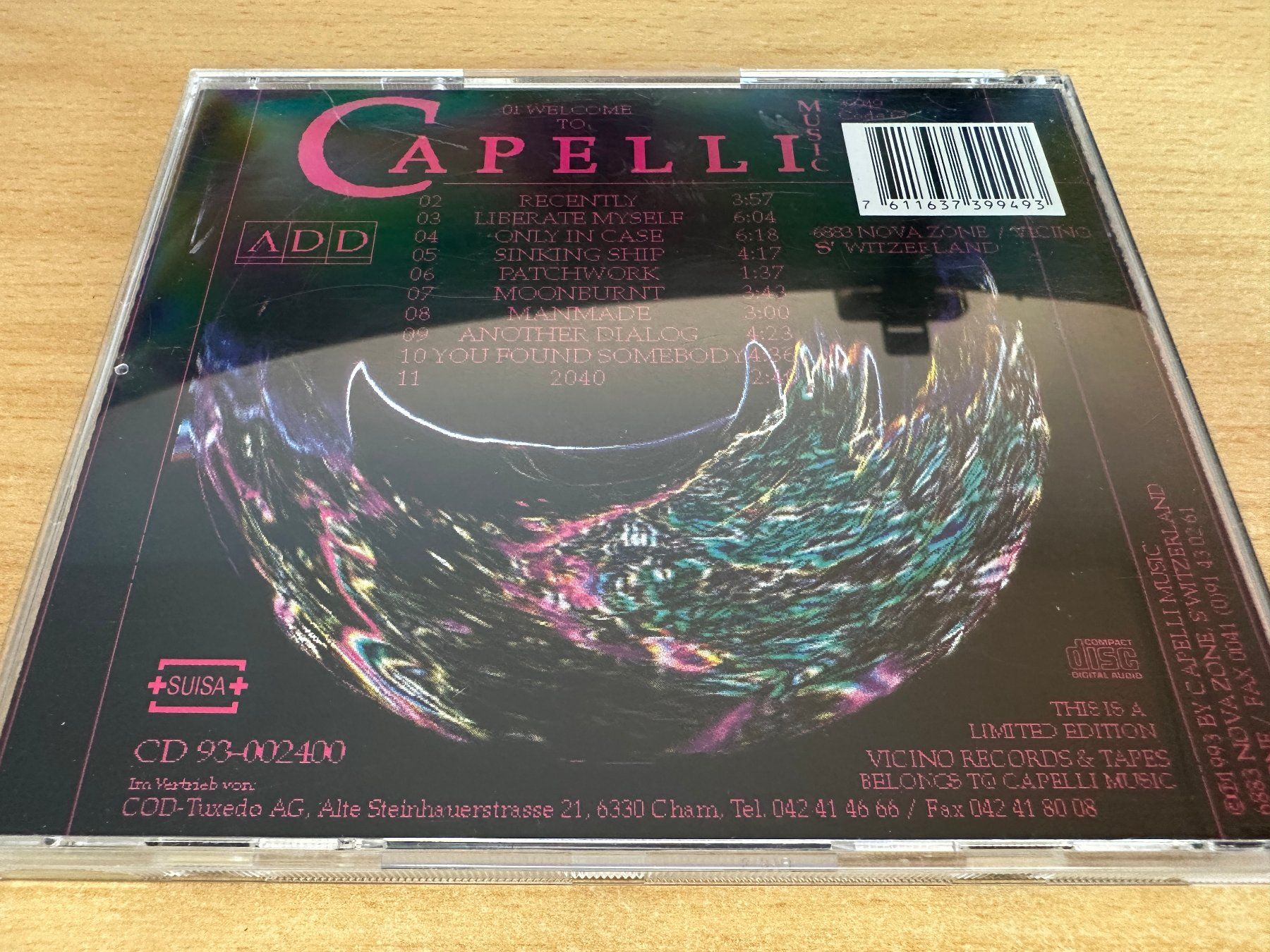 CDs: Capelli – Capelli – Gebraucht aus Rikon im Tösstal von Alpenmutz 1
