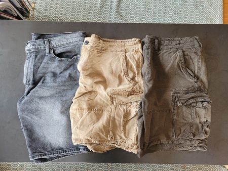 3 x shorts 