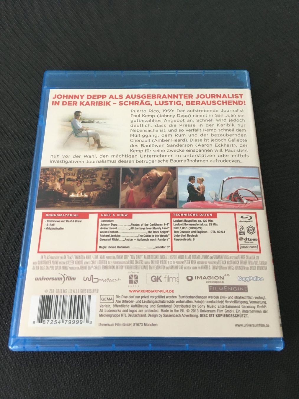 Alle DVDs: Johny Depp - Rum Diary [Blu-ray] – Gebraucht aus St.Gallen von MedienJoe 1