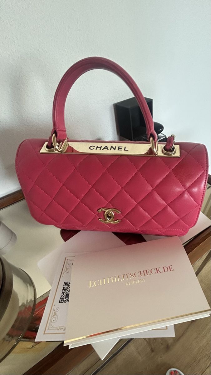 Chanel Taschen für Damen: Chanel Trendy CC Top Handle Pink  – Gebraucht aus Arzier-Le Muids von kaczuszka 7