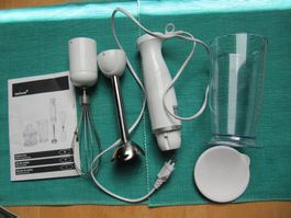 Stabmixer Küchenset Intertronic, weiss - Pürier-Stab