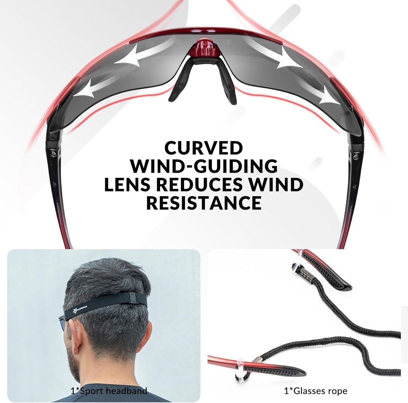 Occhiali & Lenti: Polarisierte Sonnenbrille mit 5 Wechselgläser – Nuovo e nell'imballaggio originale da Châtelaine venduto da topshop.switzerland 5