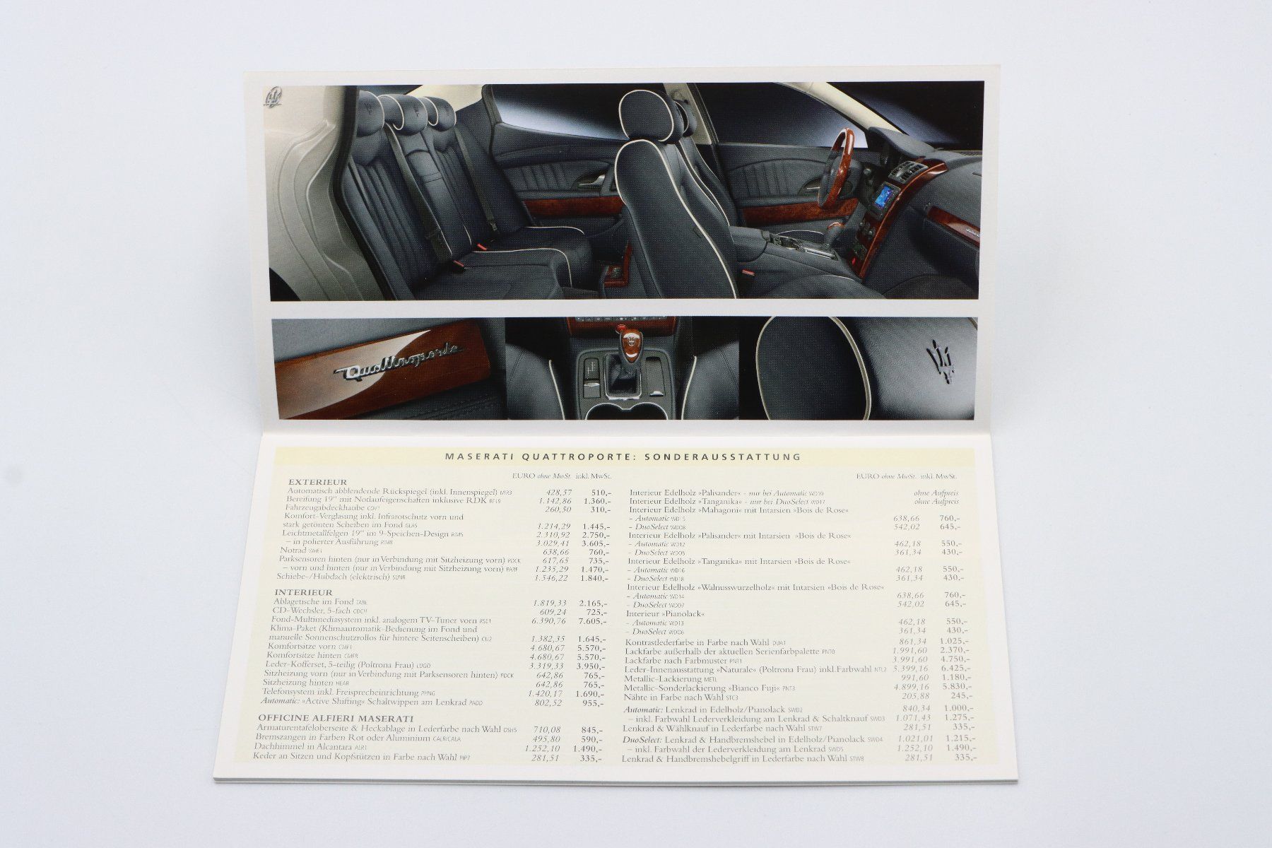 Maserati Dokumente: Maserati Modellinformationen & Preise 2007 Prospekt – Gebraucht aus Bühl b.Aarberg von Collectorpassions 4