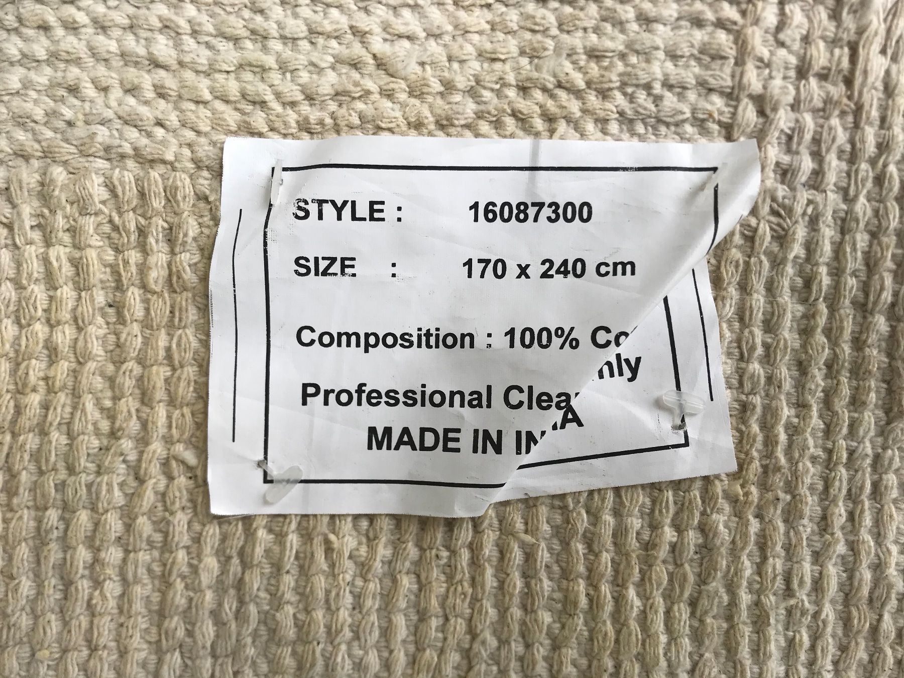 Tappeti: Teppich 170 x 240 cm – Nuovo (secondo la descrizione) da selzach venduto da sanperepescador 2