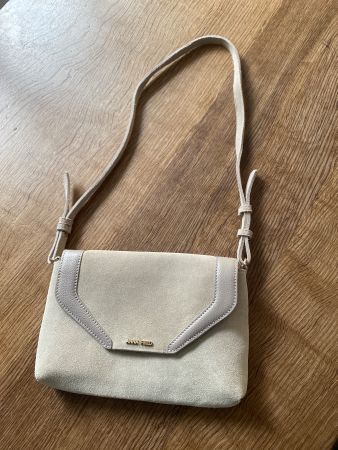 *ANNA FIELD* TASCHE/HANDTASCHE beige/ecrù/gold neuwertig