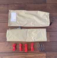 Tatonka Tarp 2 TC sand-beige inkl. 4 Tarpstangen und Zubehör