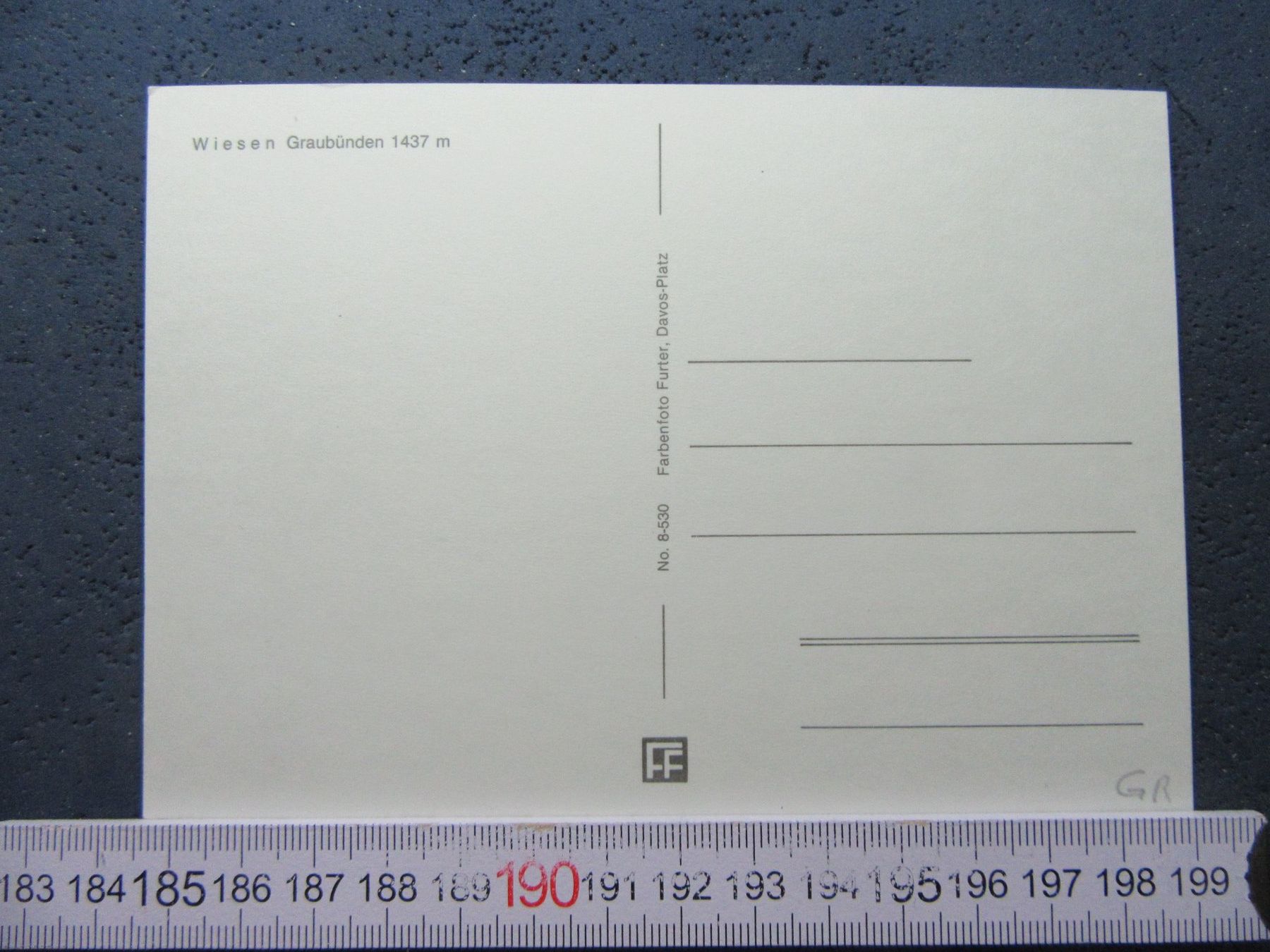 Cartoline postali: WIESEN GR AK – Usato da Ettingen venduto da Hausi4711 1
