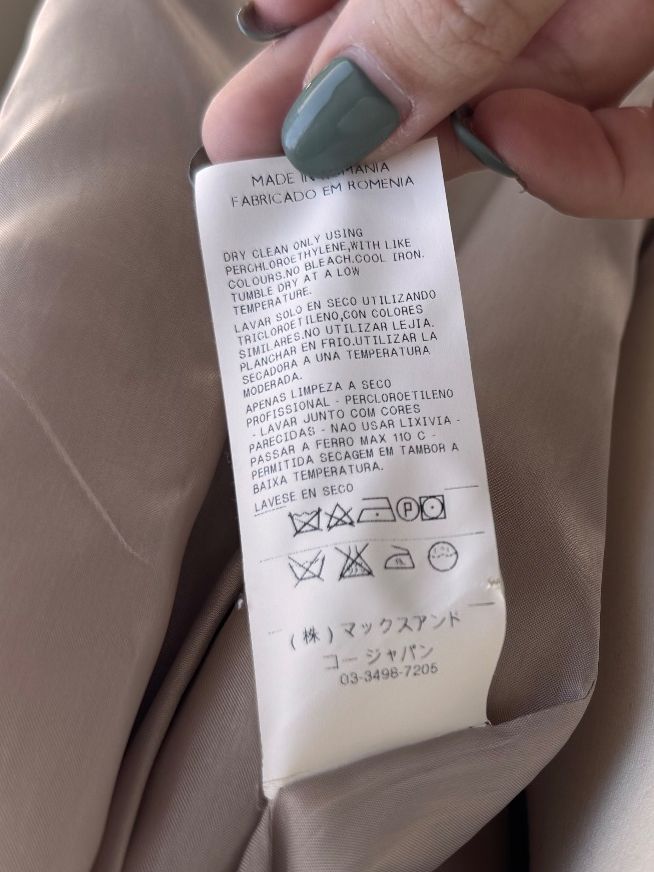Cappotti: Toller Overcoat Mantel Beige Gr. 44 Max & Co. – Usato da Rothrist venduto da Fondgruebe 7
