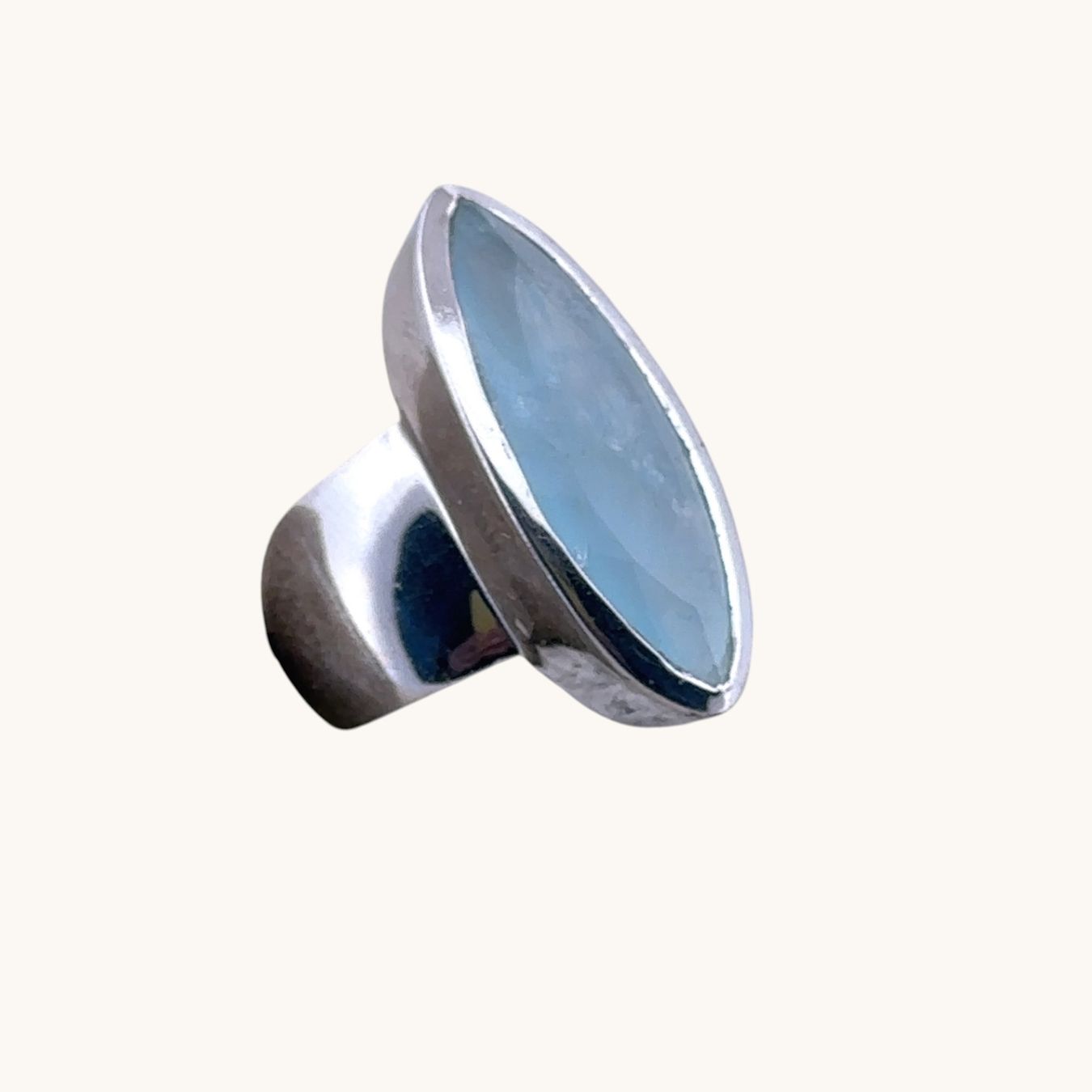 Olga Ribler Ringe: Silberring mit Aquamarin, Gr. 54 – Neu (gemäss Beschreibung) aus Luzern von MonikaS03 2