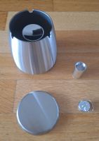 XL Windaschenbecher mit Deckel inkl. Taschenaschenbecher