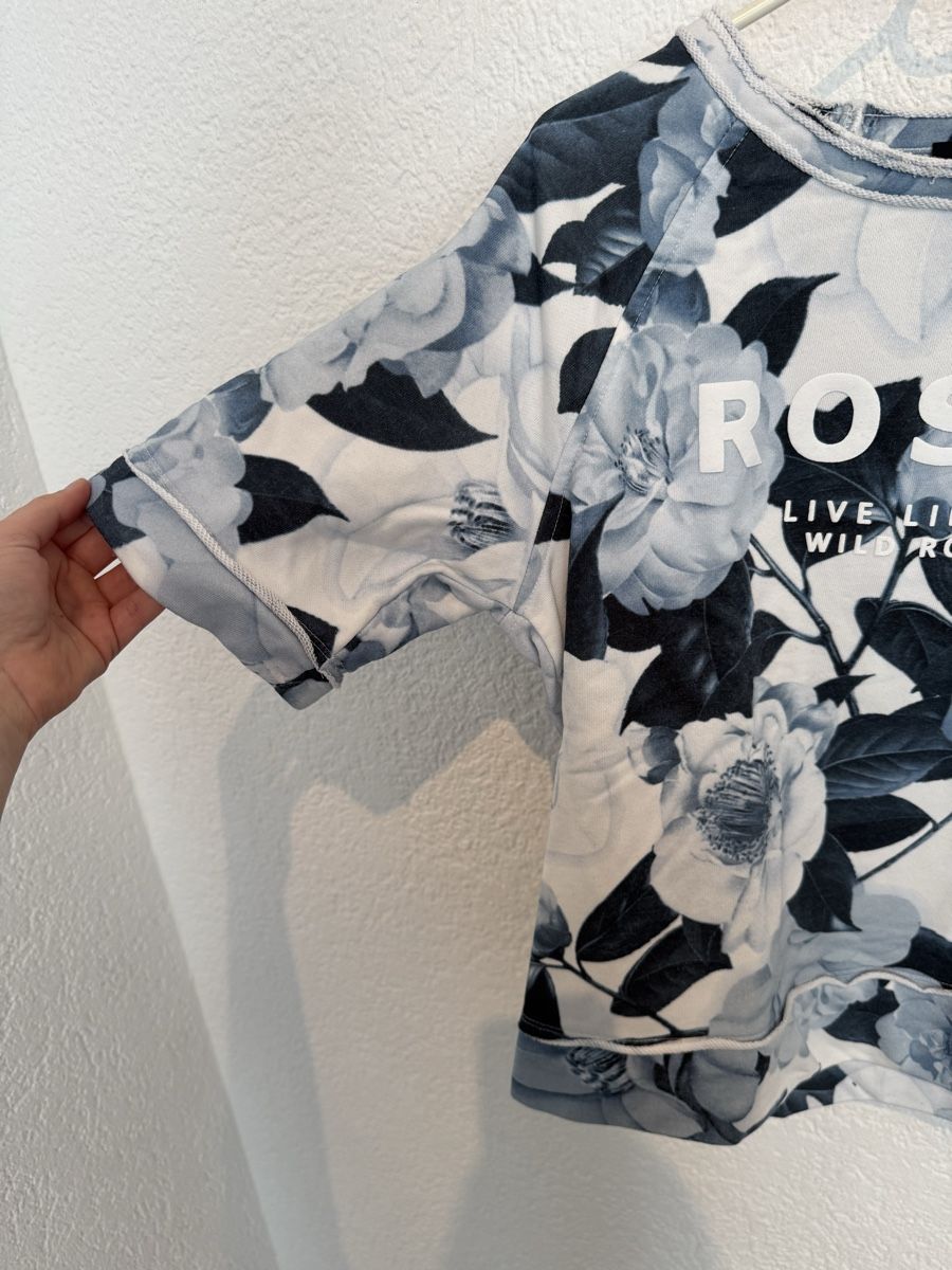 Monari T-shirt: MONARI Pullover Shirt Oberteil Blumen Gr. 36 / S – Usato da Fislisbach venduto da KolibriSecondhand 4