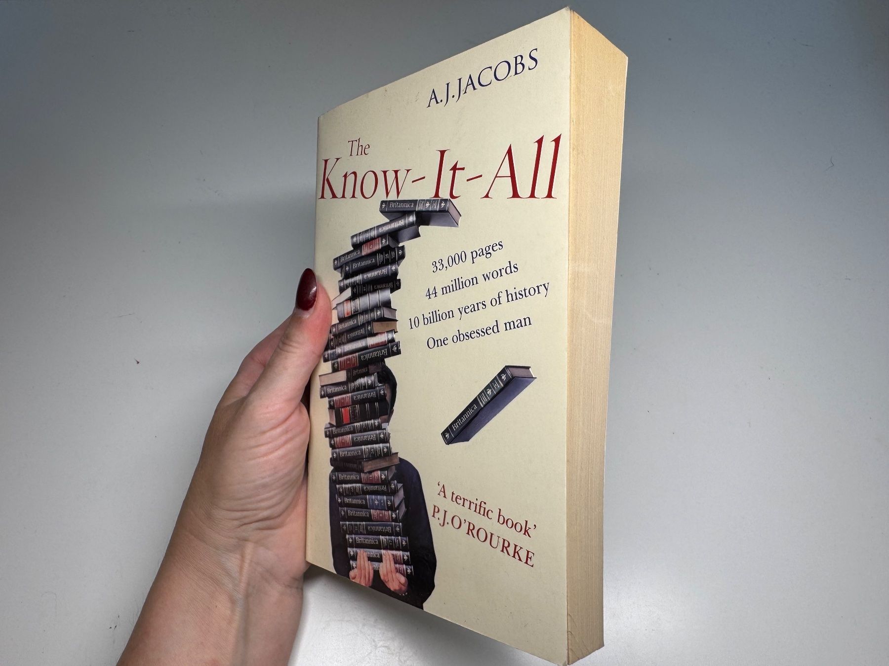 Libri: NOVEL: A. J. Jacobs, Theknow-it-all – Usato da Grosswangen venduto da English_books 1