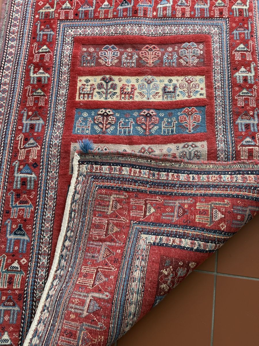 Kelim Tappeti: Schöner Orientteppich  Gabbeh  handgeknüpft, – Usato da Zürich venduto da sne.swiss 3