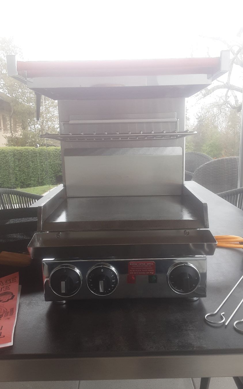 Griglie: BÜRGI INFRA GRILL 230V – Usato da Ueberstorf venduto da Erikali333 2