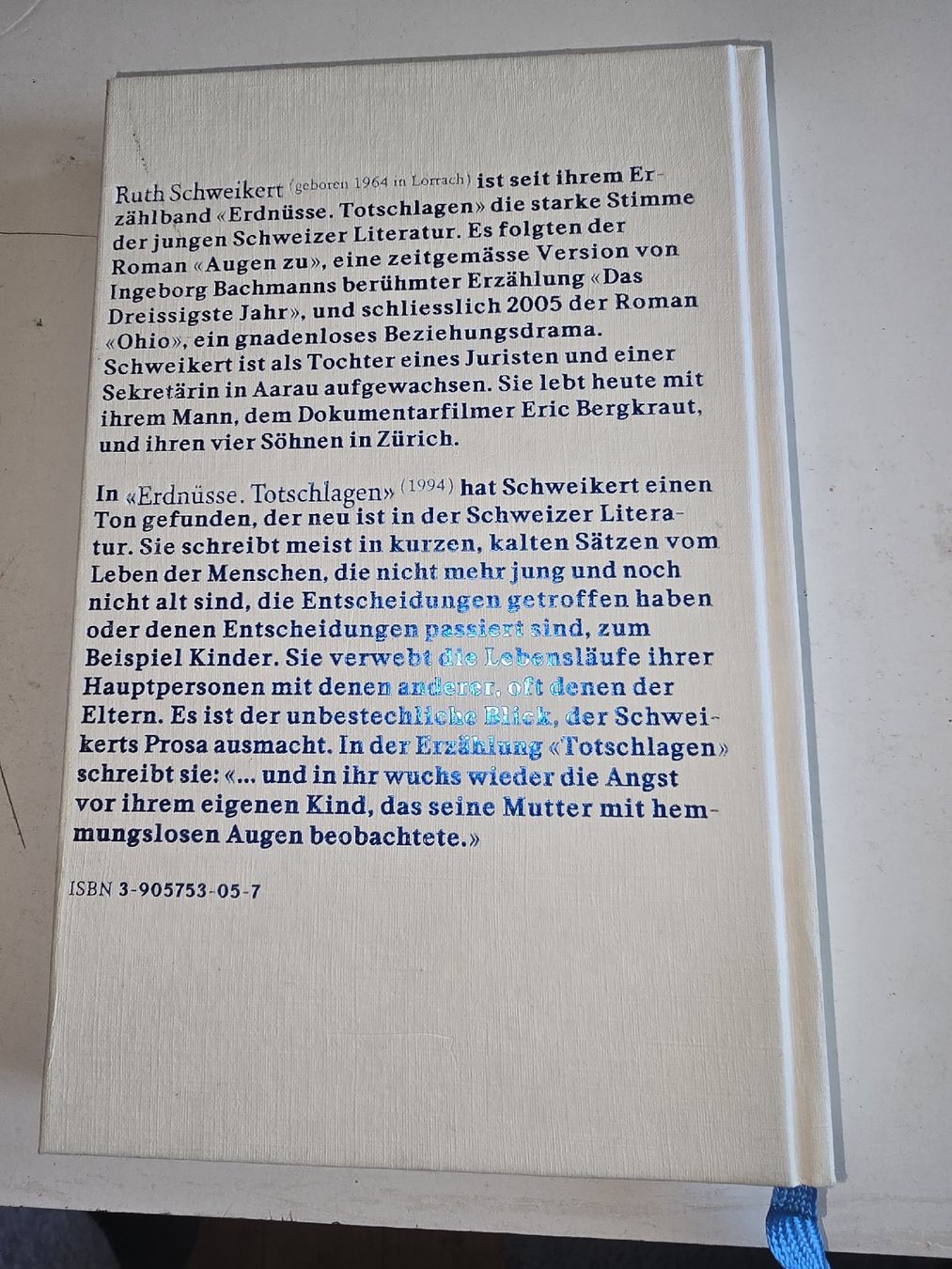 Libri: Erdnüsse. Totsschlagen - Ruth Schweikert – Usato da Oberbüren venduto da Elk2025 1