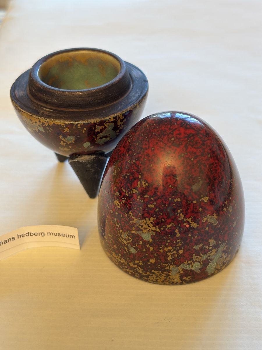 Tutte le decorazioni: Fayence-Ei mit Deckel von Hans Hedberg – Usato da Zürich venduto da steuer2014